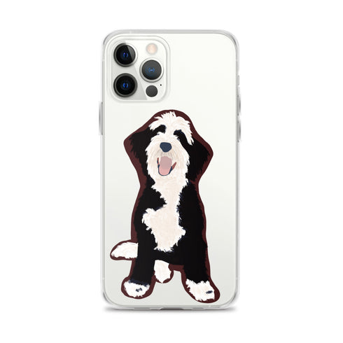 Bernedoodle iPhone Case